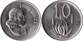 10 cents (ÁFRICA DO SUL)