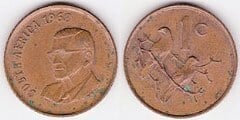 1 cent (Charles R. Swart - ÁFRICA DO SUL)