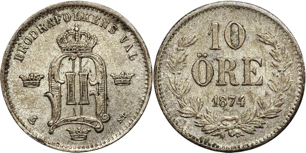 10 öre (Óscar II)