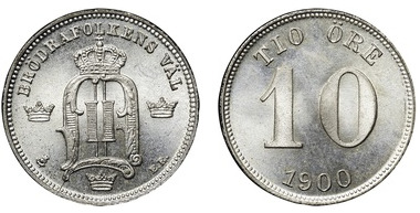 10 öre (Óscar II)