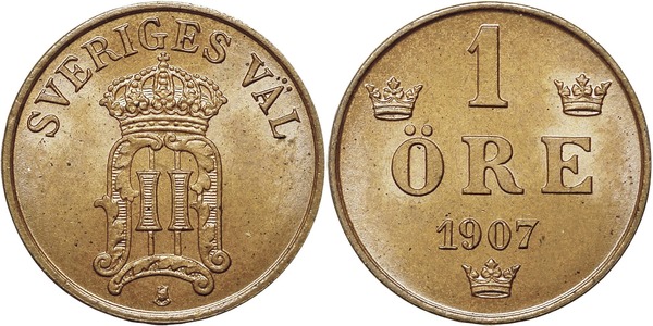 1 öre (Óscar II)