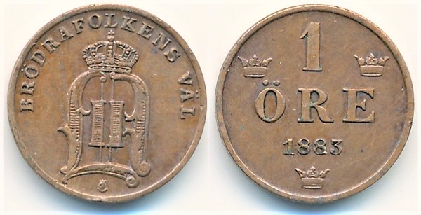 1 öre (Óscar II)