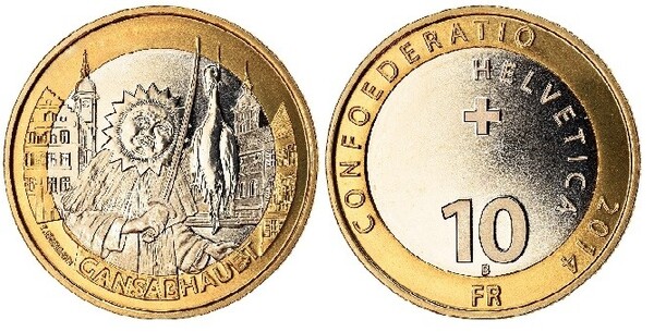 10 francs (Festival Gansabhauet em Sursee)