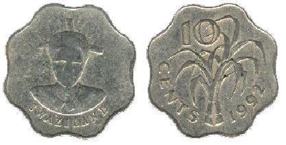 10 cents (Mswati III)