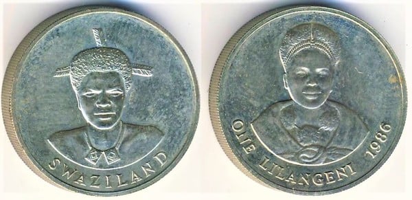 1 lilangeni (Mswati III)