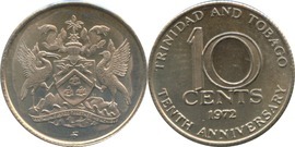 25 cents (10º aniversário da Independência)