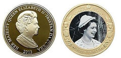 50 pence (60.º aniversário da coroação)