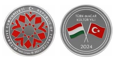 20 liras (Ano Cultural Húngaro-Turco 2024)