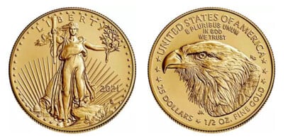 25 dollars (American Gold Eagle)