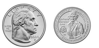 1/4 de dólar (Juliette Gordon Low)