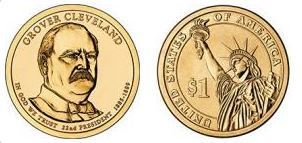 1 dollar (Presidentes dos EUA - Grover Cleveland, 1º mandato)