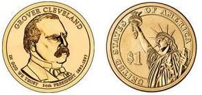 1 dollar (Presidentes dos EUA - Grover Cleveland, 2º mandato)