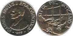 50 liras (João Paulo II)