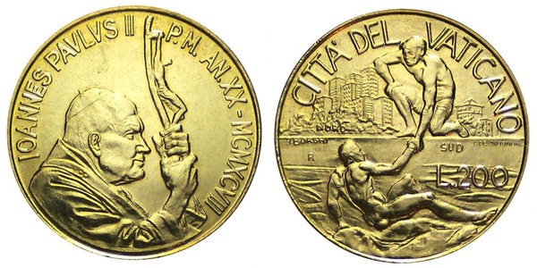 200 lire (João Paulo II)