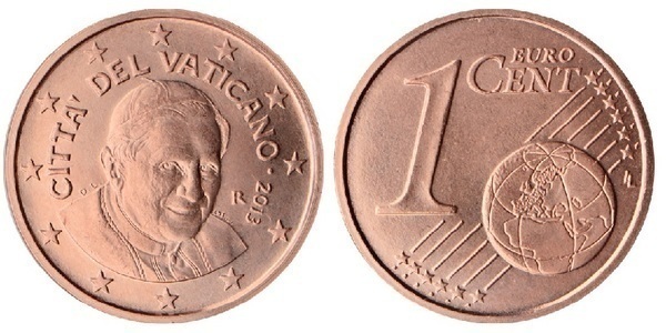 1 euro cent (Bento XVI)