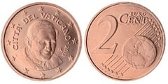 2 euro cent (Benedicto XVI)