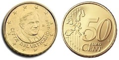 50 euro cent (Bento XVI)