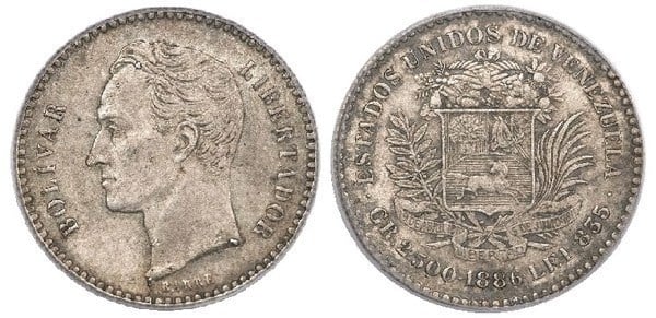 1/2 bolívar