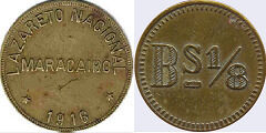 1/8 bolivar (Lazaretto)