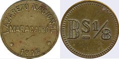 1/8 bolivar (Lazaretto)