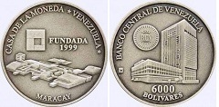 6.000 bolívares (Fundação da Casa da Moeda)