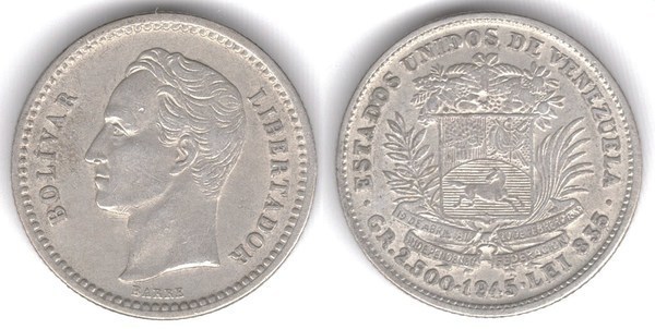 1/2 bolívar