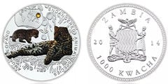1000 kwacha (Animais em vias de extinção: Leopardo de Amur)