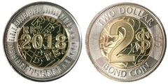 2 dollars (Moneda-Bono)