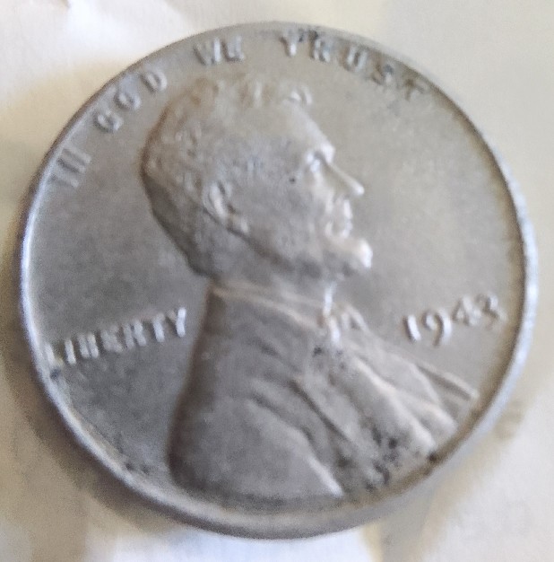 Foto 1 Moeda não identificada: 1 centavo de EEUU año 1943 de acero ver si vale en colección..