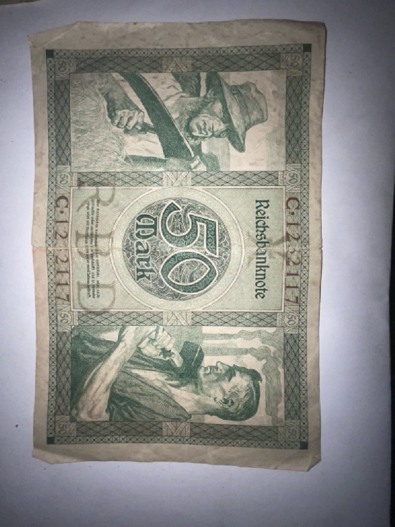 Foto 2 Moeda não identificada: billete alemania