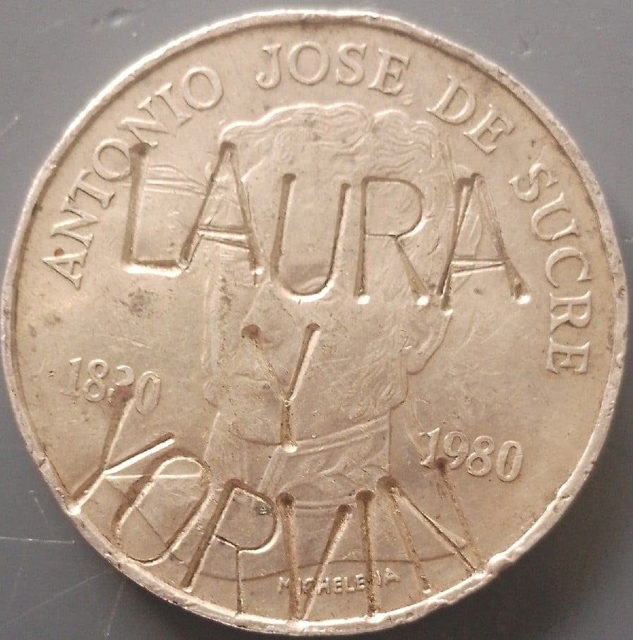 Foto 1 Moeda não identificada: Moneda de 75 Bolívares 1980