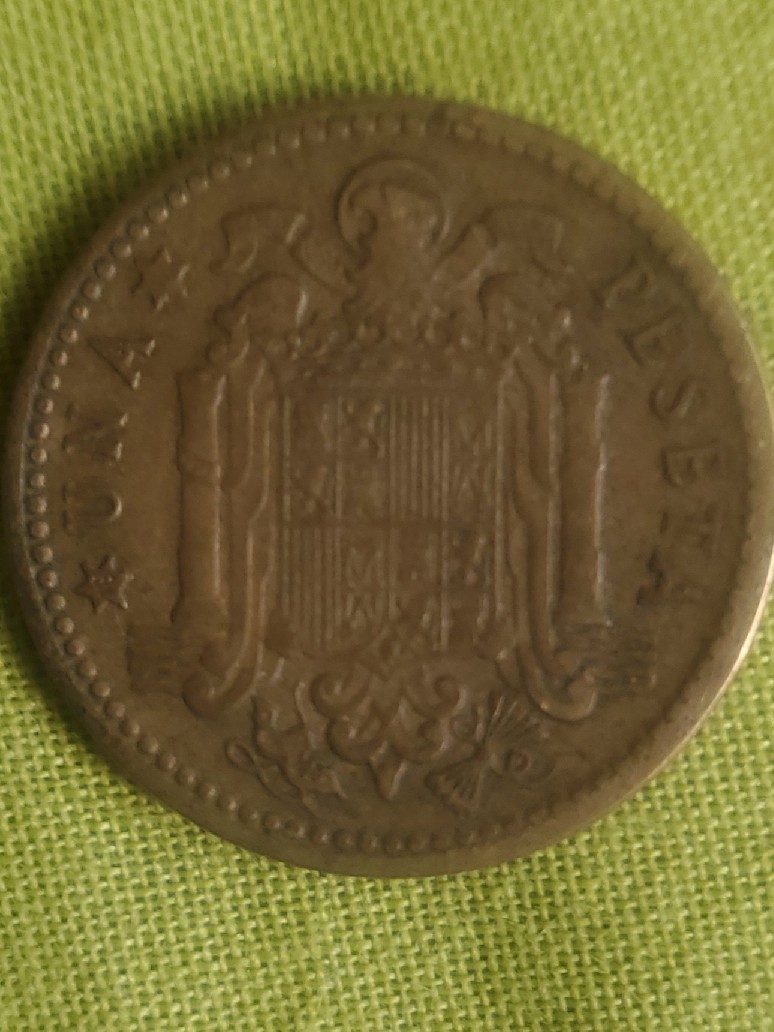 Foto 2 Moeda não identificada: Peseta de 1947