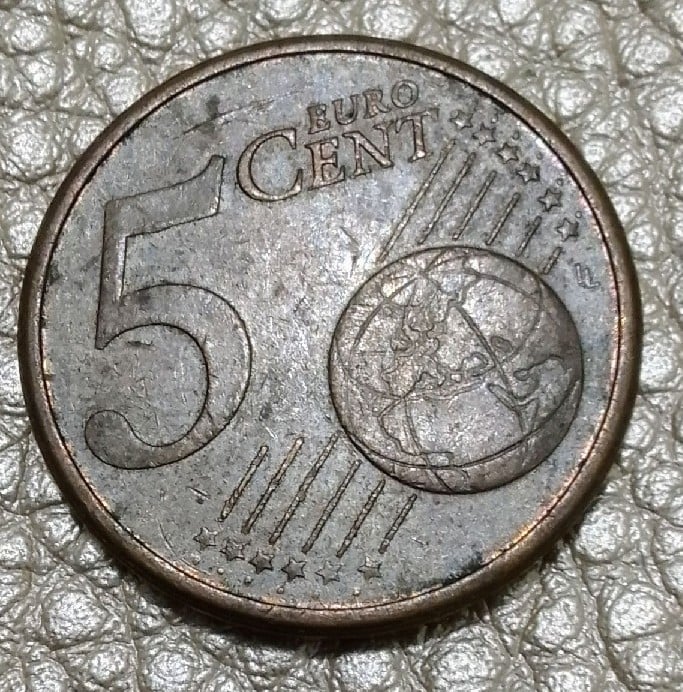Foto 1 Moeda não identificada: 5 euro cents de Alemania año 2002