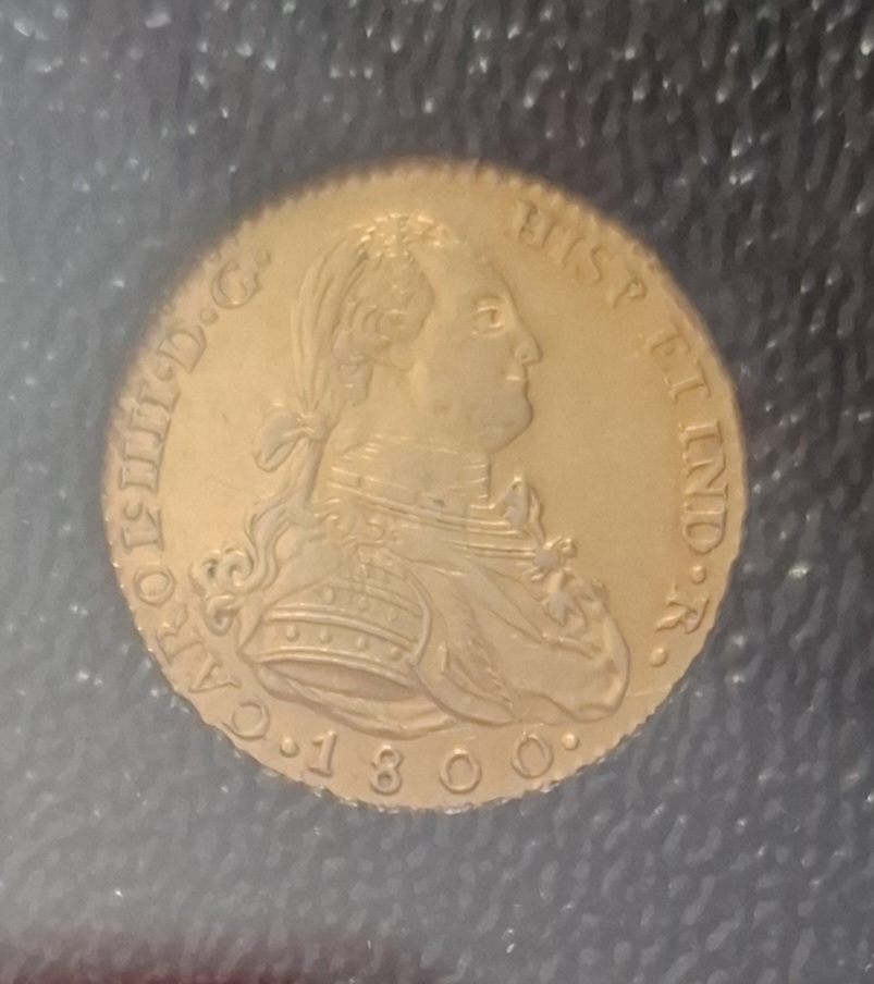 Foto 1 Moeda não identificada: 2 escudos carlos IIII 1800