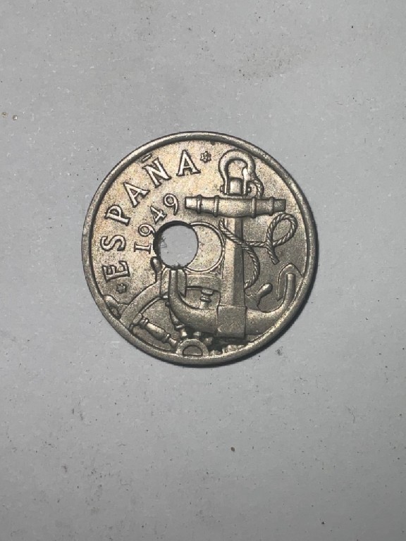 Foto 2 Moeda não identificada: 50 cts 1949 error?
